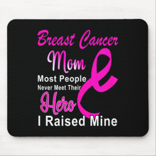 Breast Cancer Awareness Mum Breast Cancer Warrior Mouse Pad