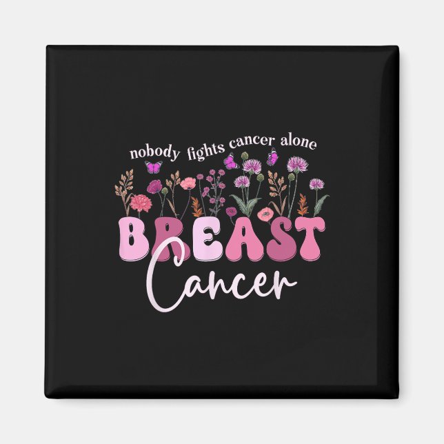 Breast Cancer Awareness Mum Support Breast Cancer  Magnet (Front)