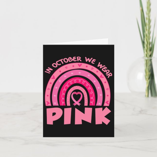 Breast Cancer Awareness Mum Women Men Survivor Pin Card (Front)