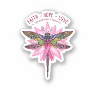 Breast Cancer Awareness Native Dragonfly Faith Hop