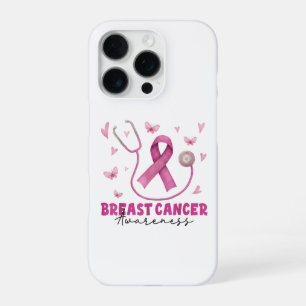 Breast Cancer Awareness Nurse Scrub iPhone 16 Pro Case