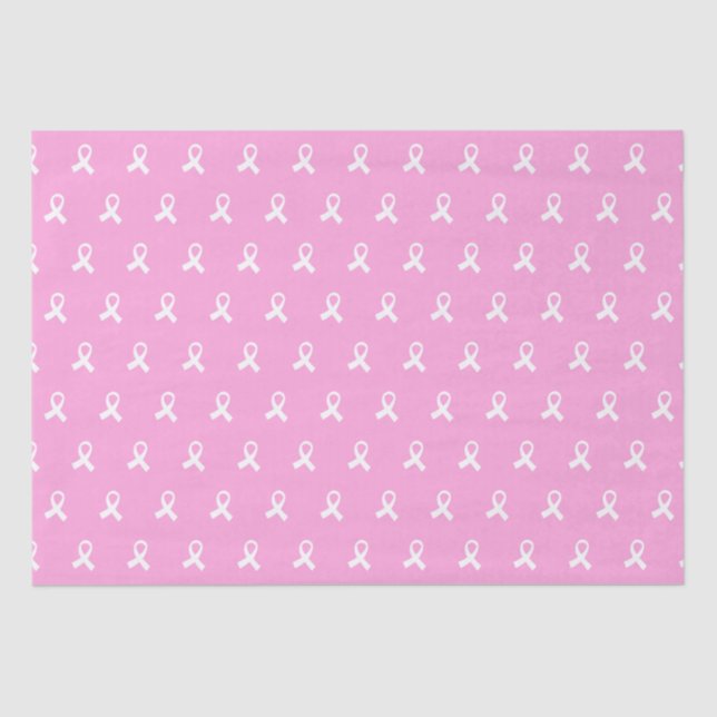 Breast Cancer Awareness Pattern Tissue Paper (Front)