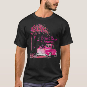 Breast Cancer Awareness Pickup Truck Fall Autumn P T-Shirt