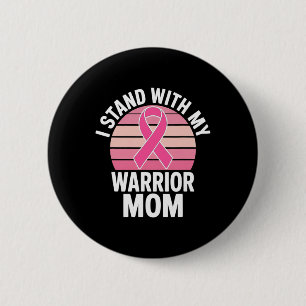 Breast Cancer Awareness Pink October. Breast Cance 6 Cm Round Badge