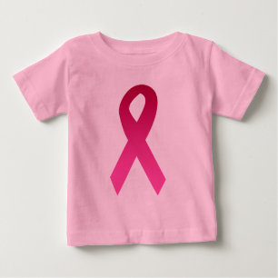 Breast cancer awareness pink ribbon baby T-Shirt