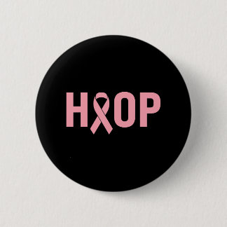 Breast Cancer Awareness Pink Ribbon Hope Women 6 Cm Round Badge