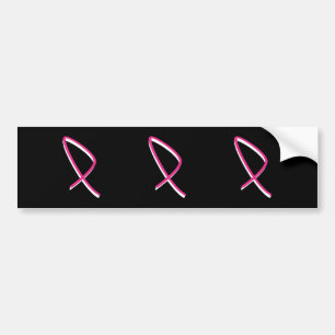 Breast Cancer Awareness Pink Ribbon I Bumper Sticker