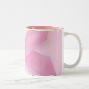 Breast cancer awareness pink ribbon mug