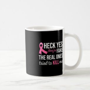 Breast Cancer Awareness Pink Ribbon Mum Women Surv Coffee Mug
