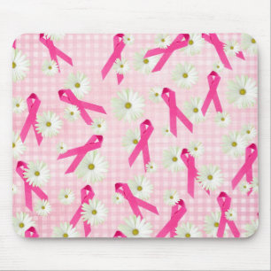 Breast Cancer Awareness pink ribbons Mouse Pad