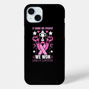 breast cancer awareness quotes iPhone 15 mini case