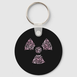 Breast Cancer Awareness Radiation Symbol Mgraphy Key Ring