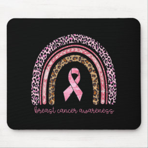 Breast Cancer Awareness Rainbow In October We Wear Mouse Pad