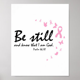 Breast Cancer Awareness Religious Christian Gifts Poster