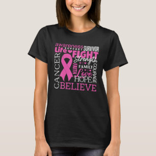 Breast Cancer Awareness Ribbon Breast Cancer T-Shirt