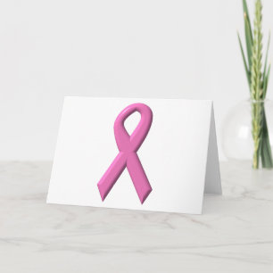 Breast Cancer Awareness Ribbon Card
