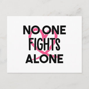 Breast Cancer Awareness Ribbon Postcard
