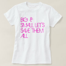 Breast Cancer Awareness Shirt: Big & Small ...