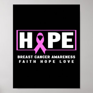Breast Cancer Awareness Shirt - Hope Breast Cancer Poster