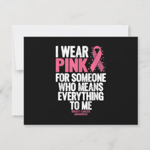 Breast Cancer Awareness Shirts for Family Breast C Invitation