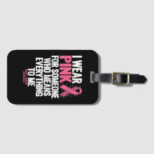 Breast Cancer Awareness Shirts for Family Breast C Luggage Tag