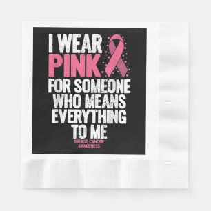 Breast Cancer Awareness Shirts for Family Breast C Napkin
