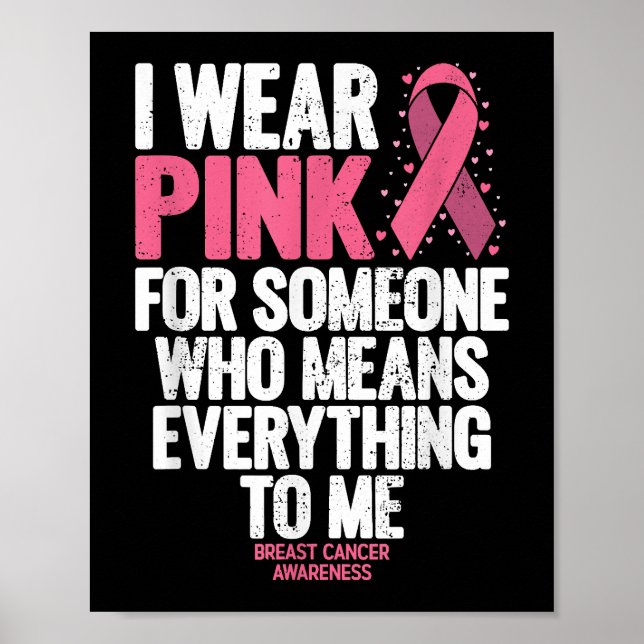 Breast Cancer Awareness Shirts for Family Breast C Poster (Front)