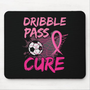 Breast Cancer Awareness Soccer Pink For Boys Kids Mouse Pad