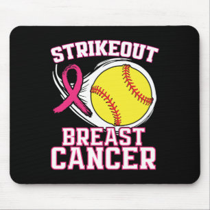 Breast Cancer Awareness - Softbyll Strike Out Pink Mouse Pad