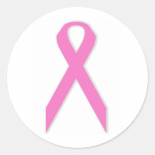 Breast Cancer Awareness Sticker Round