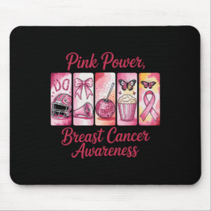 Breast Cancer Awareness Support Design October Mouse Pad