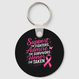 Breast Cancer Awareness Support Fighters Admire Su Key Ring