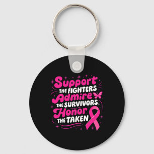 Breast Cancer Awareness Support Fighters Admire Su Key Ring