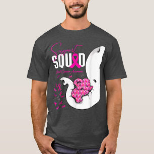 Breast Cancer Awareness Support Squad Elephant 31 T-Shirt