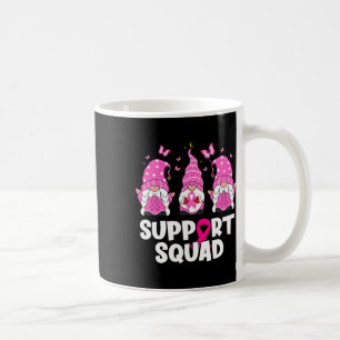Breast Cancer Awareness Support Squad Gnomes Pink Coffee Mug