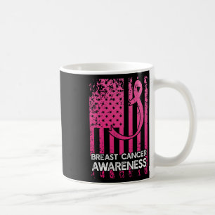 Breast Cancer Awareness Support Us Survivor Warrio Coffee Mug