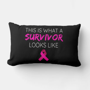 Breast Cancer Awareness Survivor-Pink Ribbon Gifts Lumbar Cushion