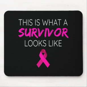 Breast Cancer Awareness Survivor-Pink Ribbon Gifts Mouse Pad