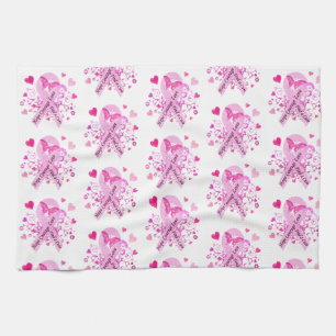 Breast Cancer Awareness Tea Towel