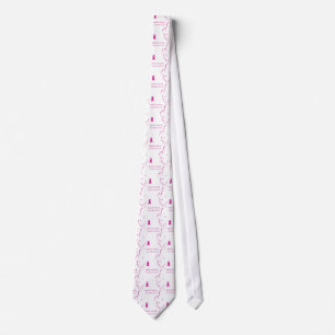 Breast cancer awareness tie