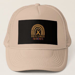 breast cancer awareness trucker hat