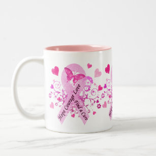 Breast Cancer Awareness Two-Tone Coffee Mug