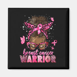 Breast Cancer Awareness Warrior Black Women Melani Magnet