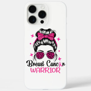 Breast Cancer Awareness Warrior iPhone 16 Pro Max Case