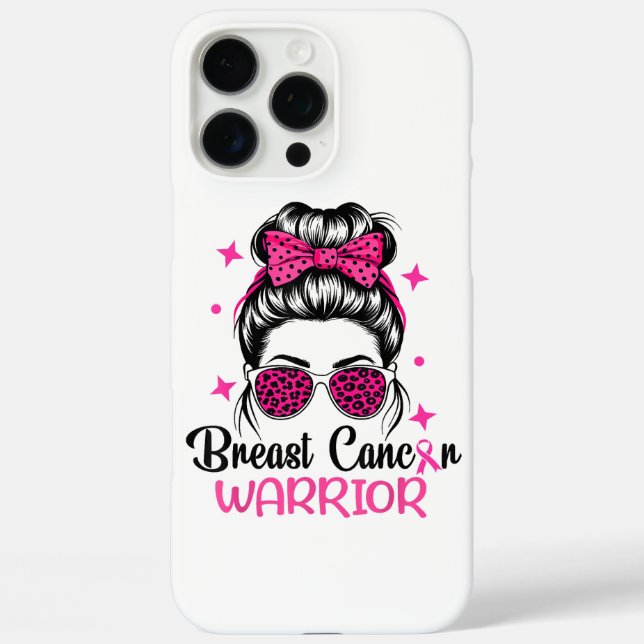 Breast Cancer Awareness Warrior Case-Mate iPhone Case (Back)