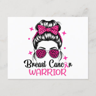 Breast Cancer Awareness Warrior Enclosure Card