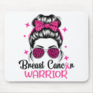 Breast Cancer Awareness Warrior Mouse Pad