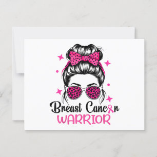 Breast Cancer Awareness Warrior Postcard