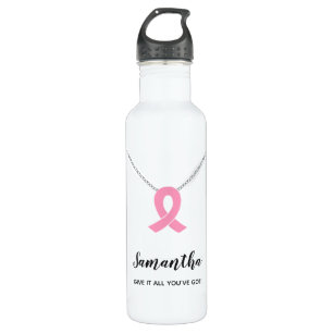 Breast Cancer Awareness Water Bottle, Customisable 710 Ml Water Bottle