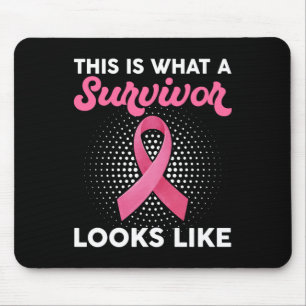 Breast Cancer Awareness What A Survivor Looks Like Mouse Pad